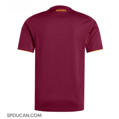 Muški Nogometni Dres AS Roma Domaci 2025-26 Kratak Rukav Muški Nogometni Dres AS Roma Domaci 2025-26 Kratak Rukav